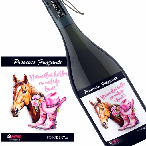 Víno Holka co miluje koně (Druh Vína: Prosecco)