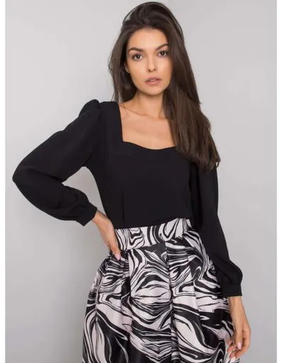 Dámská halenka s dlouhým rukávem Redmond RUE PARIS černá