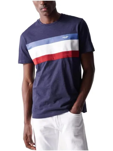 Salsa Jeans pánské tmavě modré tričko 127320 XL