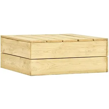 Zahradní stůl 75 x 75 x 31 cm impregnované borové dřevo (49039)