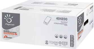 Papírový ručník skladu V, 1-vrstvý STANDART, zelené 5000 ks