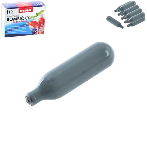 Bombička N2O šlehačka 10 ks JEDNORÁZOVÁ - ORION
