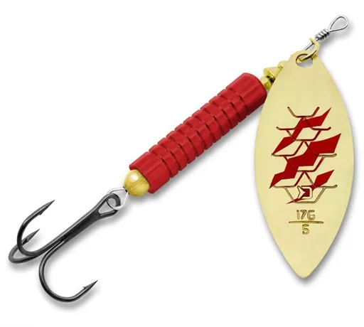 Delphin třpytka rotačka spear bloody - 9,5 g vel. 3