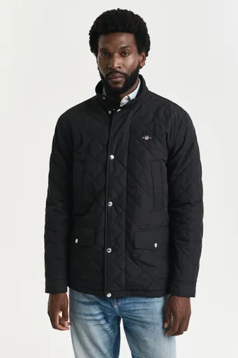 BUNDA GANT QUILTED WINDCHEATER MID JACKET BLACK