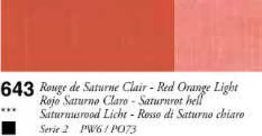 Sennelier oil stick 38ml – 643 Red Orange Light