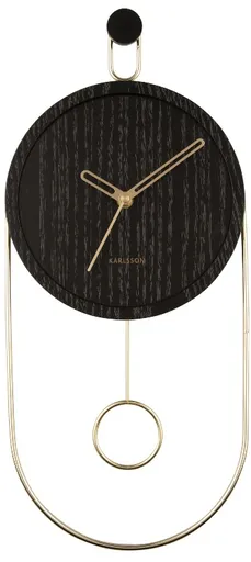 Karlsson Kyvadlové nástěnné hodiny KA5892BK