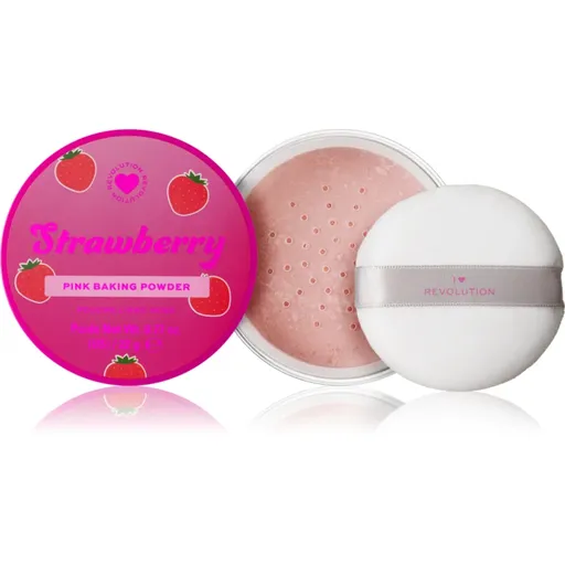 I Heart Revolution Milkshake Strawberry matující sypký pudr odstín 22 g