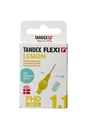 Tandex Flexi mezizubní kartáčky žluté 0,70 mm, 6 ks