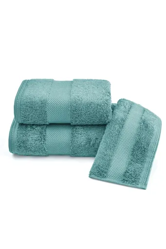 Sada modalový ručník a osuška DELUXE, 2 ks Tyrkysová