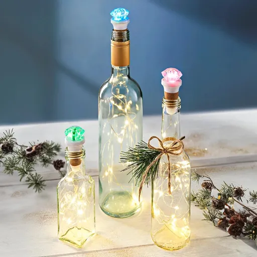 Weltbild LED Řetěz Zátka do láhve, 3 ks