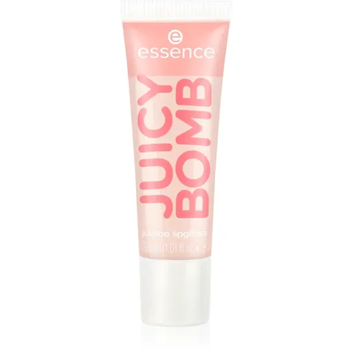 essence Juicy Bomb Party lesk na rty velké balení odstín 01 Lovely Litchi 30 ml