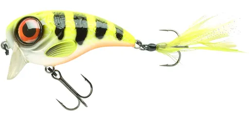 Spro wobler pomalu plovoucí fat iris 60 hot perch 6 cm 17 g