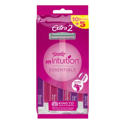 Wilkinson Sword Jednorázový holicí strojek My Intuition Essentials 10 + 5 ks