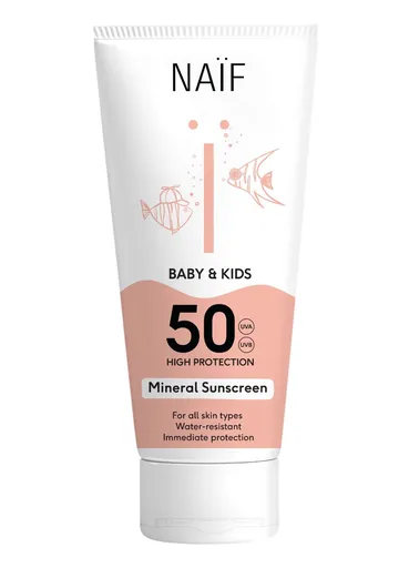 NAIF Ochranný krém na opalování pro děti a miminka SPF50 100 ml