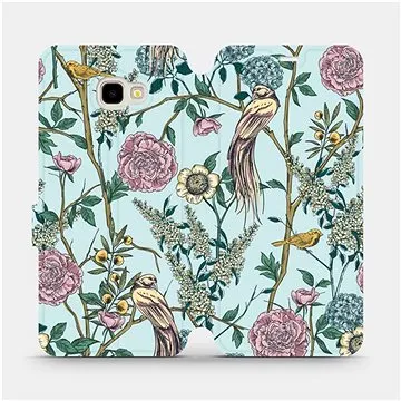 Flipové pouzdro na mobil Samsung Galaxy J4 Plus 2018 - MX07S Ptáčci v trní (5903516024827)