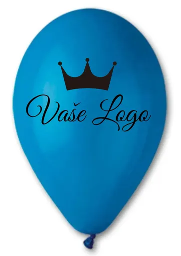 Svet balonku Balónek s logem - Modrý 26 cm
