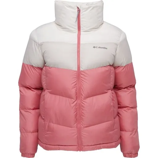 Columbia PUFFECT™ II COLORBLOCK JACKET Dámská zimní bunda, růžová, velikost
