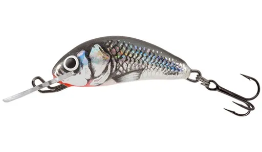 Salmo Wobler Hornet Sinking 4cm - Holographic Grey Shiner,Salmo Wobler Hornet Sinking 4cm - Holographic Grey Shiner