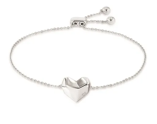 Calvin Klein Romantický ocelový náramek se srdíčkem In Love 35000038