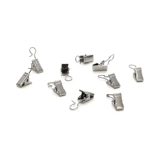 SP TREND Háčky se žabičkou kovové, 10 ks, ušlechtilá ocel