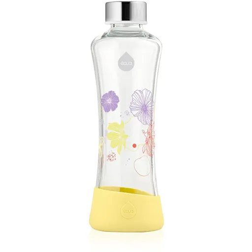 Equa FlowerHead skleněná láhev na vodu Daisy 550 ml