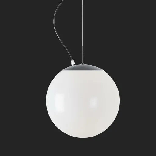 OSMONT ISI72717 ISIS L3 PM HP závěsné plastové svítidlo černá / bílá IP40 4000 K 52W LED nouzové kombinované 3 h