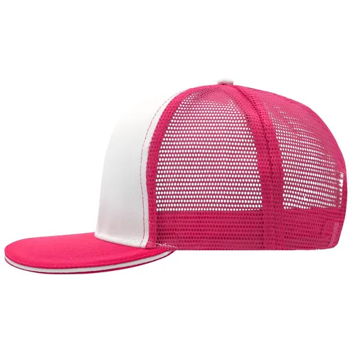 Myrtle Beach (Daiber) Kšiltovka s rovným kšiltem MB6635 - Bílá / purpurová