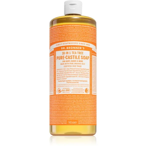 Dr. Bronner’s Tea Tree tekuté univerzální mýdlo 945 ml
