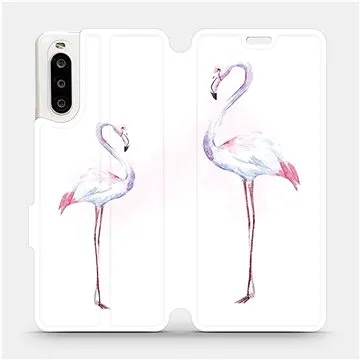 Flipové pouzdro na mobil Sony Xperia 10 II - M005S Plameňáci (5903516240203)