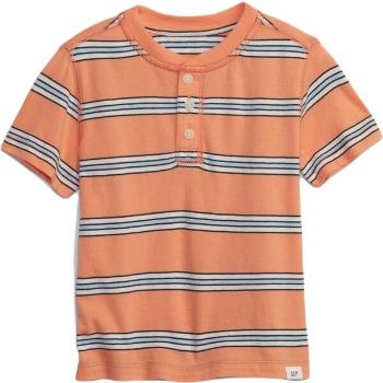 GAP V-SS HENLEY Chlapecké tričko, oranžová, velikost