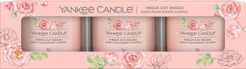 Gyertya YANKEE CANDLE Fresh Cut Roses 3× 37 g
