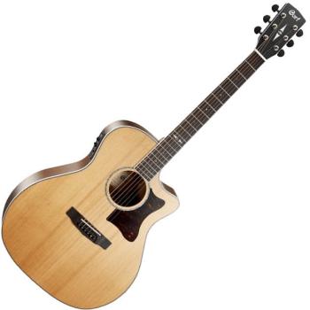 Cort GA5F-BW-NS Natural Satin Elektroakustická kytara Jumbo