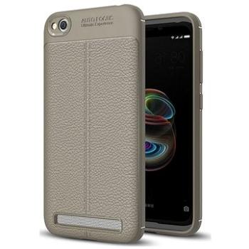 TopQ Xiaomi Redmi 5A silikon Leather šedý 27056 (Sun-27056)