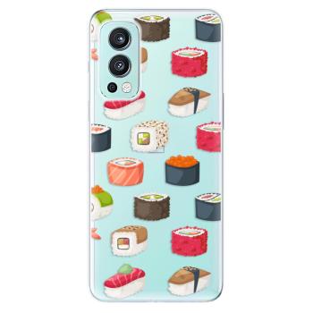 Odolné silikonové pouzdro iSaprio - Sushi Pattern - OnePlus Nord 2 5G