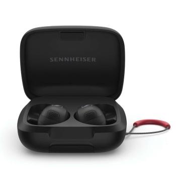 Sennheiser Momentum Sport True Wireless Fülhallgató, Fekete