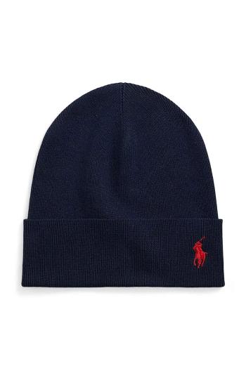 Bavlněná čepice Polo Ralph Lauren tmavomodrá barva, 449959339