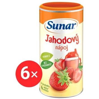 Sunar rozpustný nápoj jahodový 6× 200 g  (8592084419141)