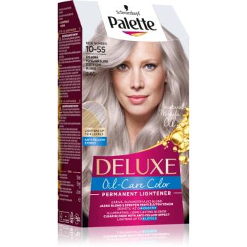 Schwarzkopf Palette Deluxe permanentní barva na vlasy odstín 10-55 240 Popelavý chladný blond 1 ks