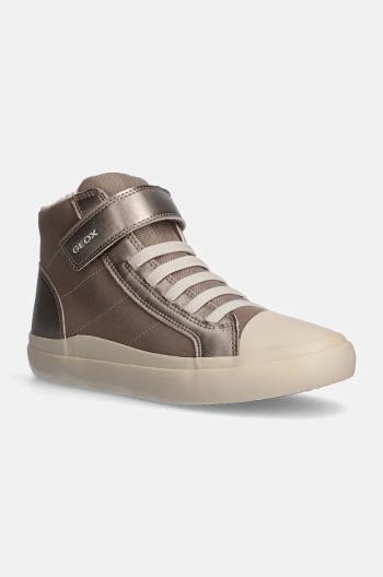 Dětské sneakers boty Geox JISLI hnědá barva, J464NI.0AUAJ