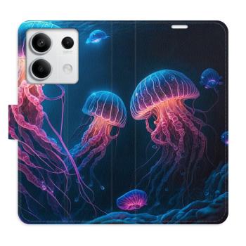 Flipové pouzdro iSaprio - Jellyfish - Xiaomi Redmi Note 13 5G