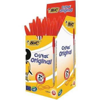 BIC Golyóstoll, 0,32 mm, kupakos, BIC &quot;Cristal Original&quot...