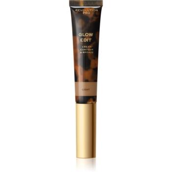 Revolution PRO Glow Edit tekutý bronzer odstín Light 15 ml