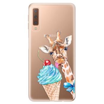 Odolné silikonové pouzdro iSaprio - Love Ice-Cream - Samsung Galaxy A7 (2018)