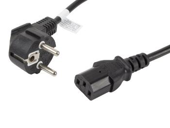 LANBERG CEE 7/7 na IEC 320 C13 POWER CORD 1.8M VDE černý