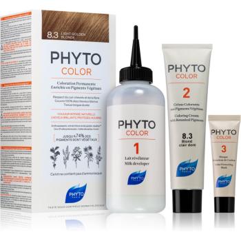 Phyto Color barva na vlasy bez amoniaku odstín 8.3 Light Golden Blond