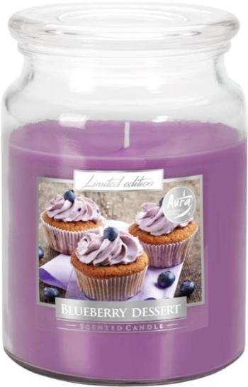 Gyertya BISPOL Blueberry Dessert 500 g