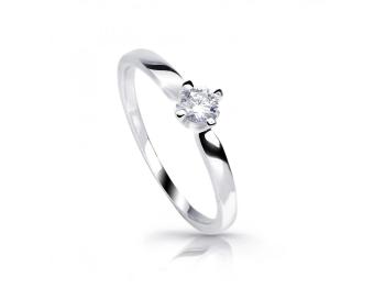 Cutie Diamonds Krásný zásnubní prsten z bílého zlata s diamantem DZ6898-4041-10-X-2 61 mm