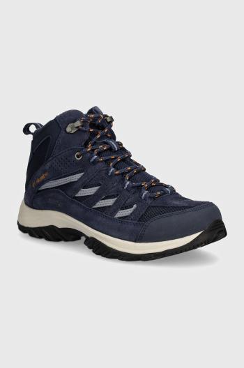 Boty Columbia Crestwood Mid Waterproof dámské, tmavomodrá barva, 2099861