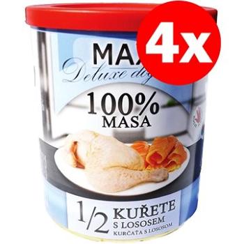 MAX deluxe 1/2  kuřete s lososem 800 g, 4 ks (8594025081691)