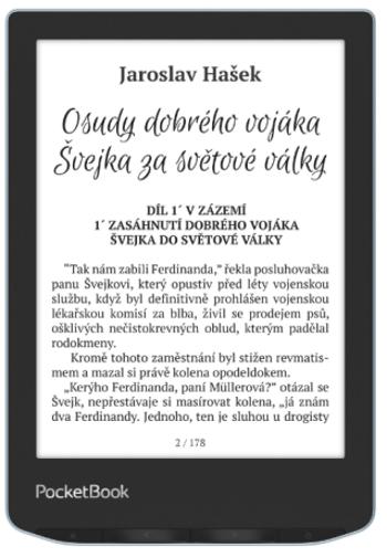 PocketBook 629 Verse, modrý